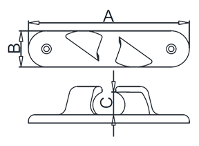 斜導(dǎo)纜器標(biāo)注